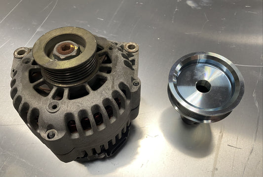 3" LS alternator underdrive pulley